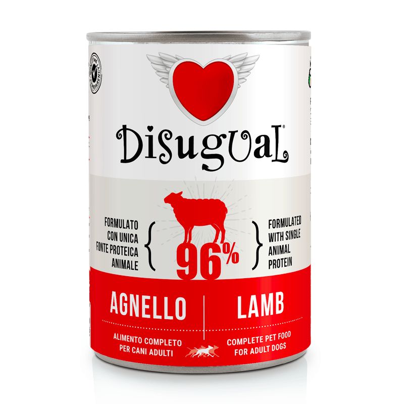 DISUGUAL - 400 g - Alimento umido per cani