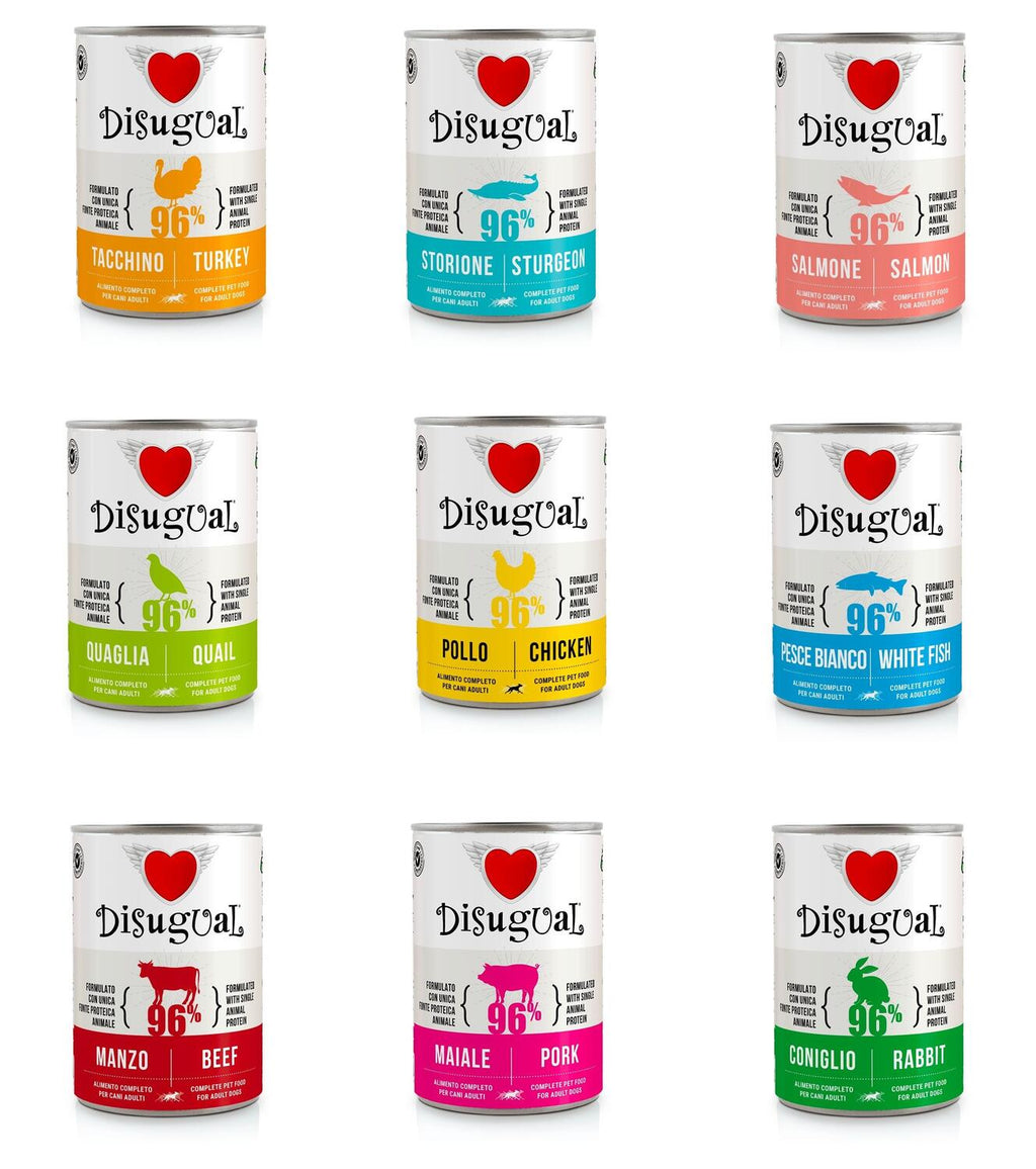 DISUGUAL - 400 g - Alimento umido per cani