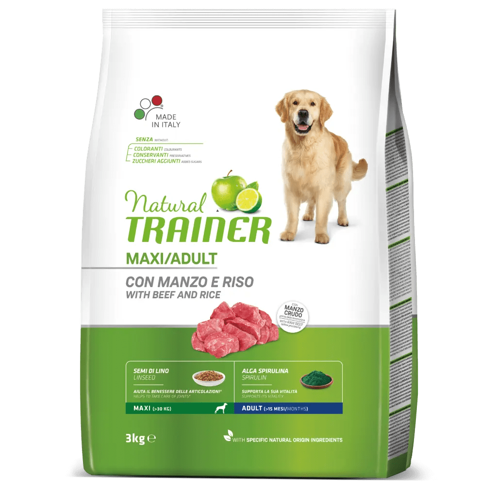 NATURAL TRAINER - Adult Maxi con manzo