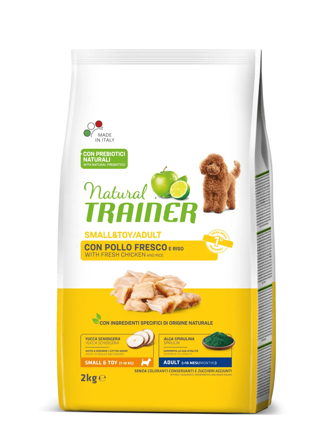 NATURAL TRAINER - Adult Small & Toy con pollo