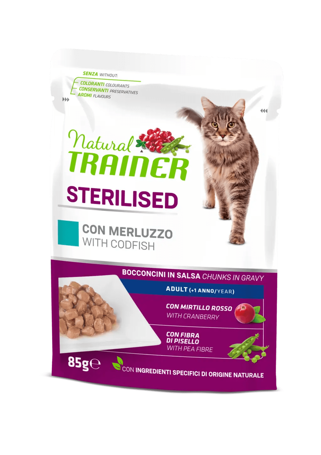 NATURAL TRAINER - Adult Sterised con Merluzzo