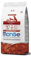 MONGE - All Breeds Adult Monoprotein Agnello con Riso e Patate