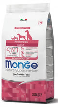 MONGE - All Breeds Adult Monoprotein Manzo con Riso