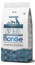 MONGE - All Breeds Adult Monoprotein Trota con Riso e Patate
